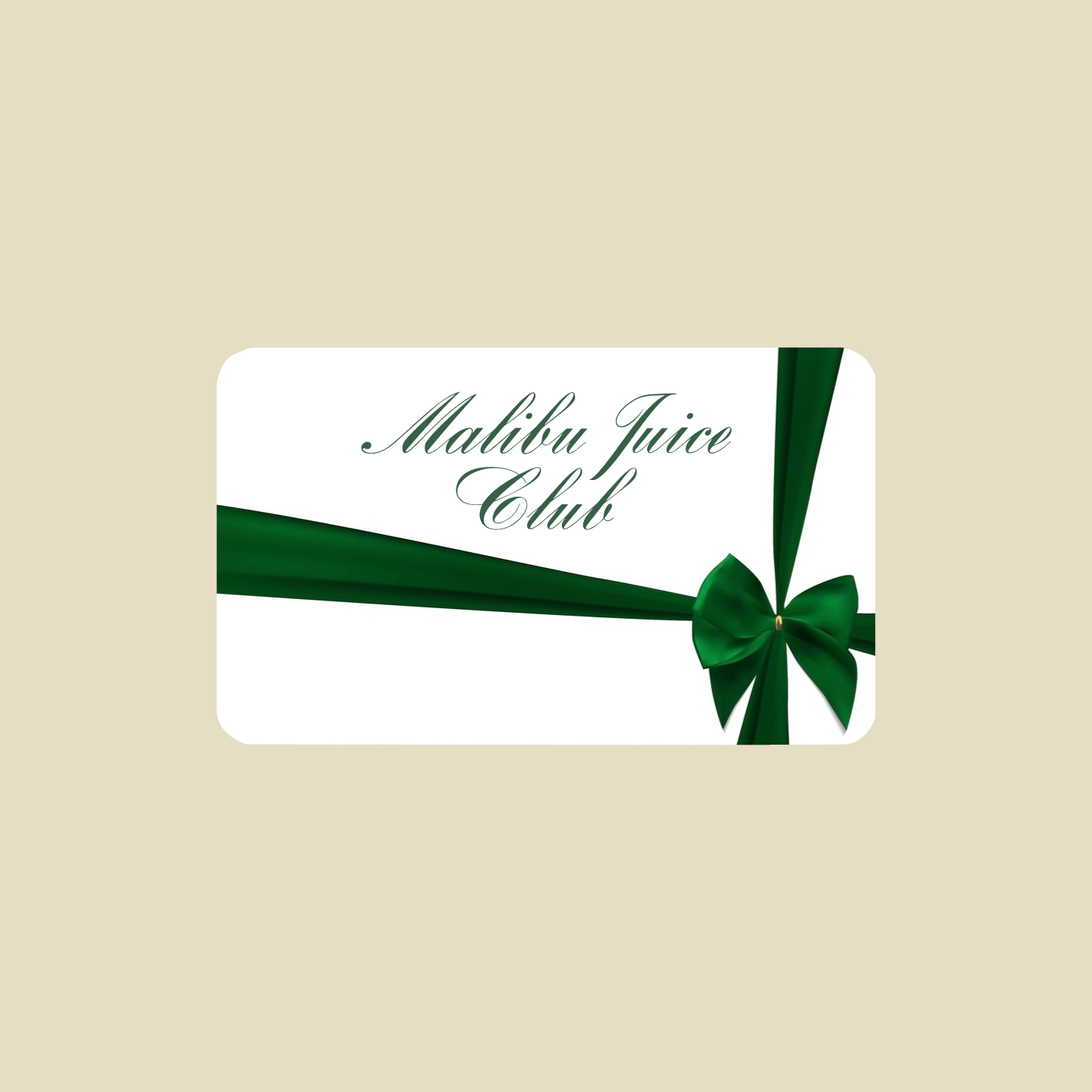 Malibu Juice Club Gift Card